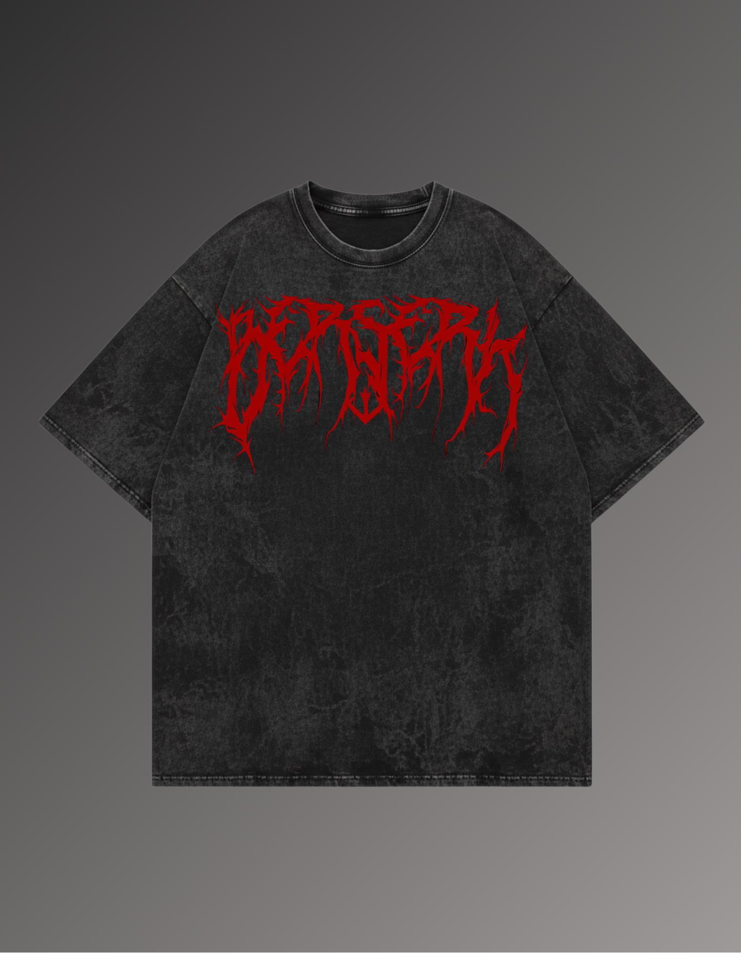 Berserk Oversized Tshirt Acidwash