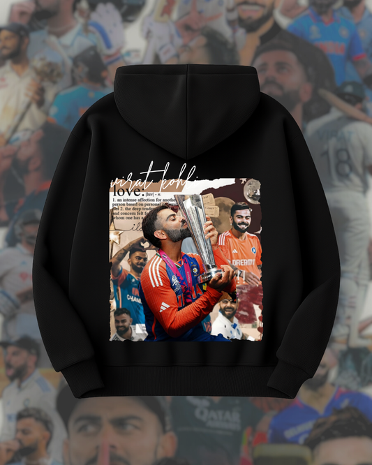 Virat kohli legacy Premium Oversized Zipper Hoodie