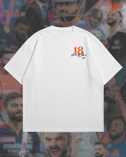 Virat Kohli Legacy Oversized 240 Gsm T-shirt