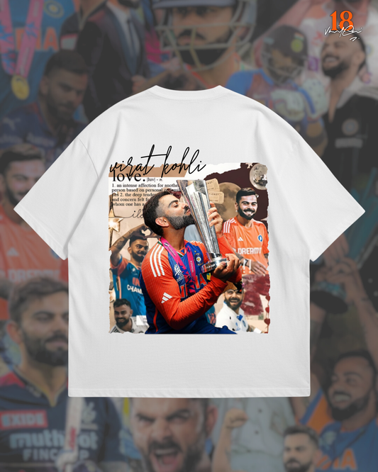 Virat Kohli Legacy Oversized 240 Gsm T-shirt